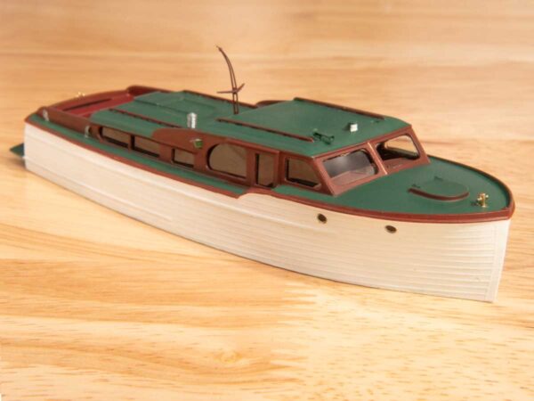 HO scale boat model classic yacht
