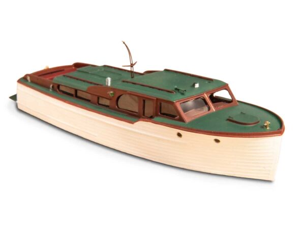 HO scale boat model classic yacht